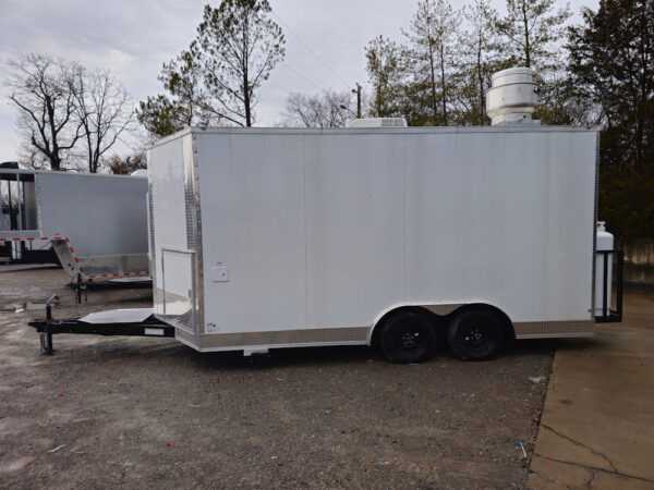 8.5' X 16' Elite Economy Concession Trailer Food Event Catering Equipped - Image 4