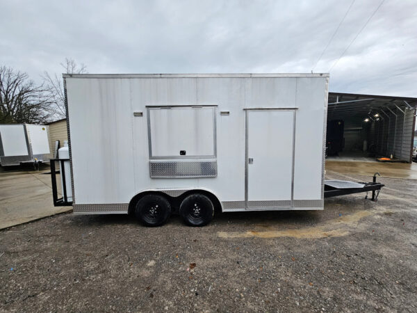 8.5' X 16' Elite Economy Concession Trailer Food Event Catering Equipped - Image 8