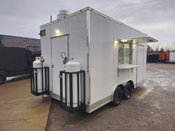 8.5' X 16' Elite Economy Concession Trailer Food Event Catering Equipped - Image 15