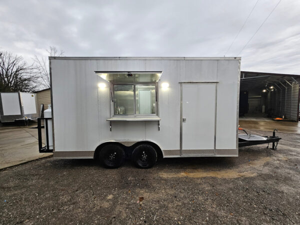 8.5' X 16' Elite Economy Concession Trailer Food Event Catering Equipped - Image 16