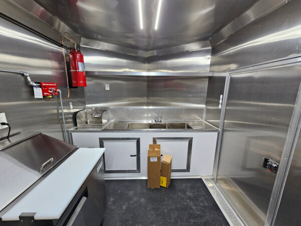 8.5' X 16' Elite Economy Concession Trailer Food Event Catering Equipped - Image 21