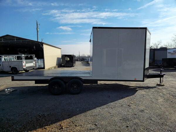 8.5' X 20' White With Blackout Hybrid Trailer (2) 7,000lb Axles - Image 9
