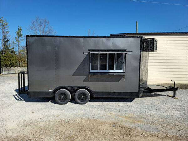 8.5' x 16' Elite Concession Food Event Catering Trailer - Image 87