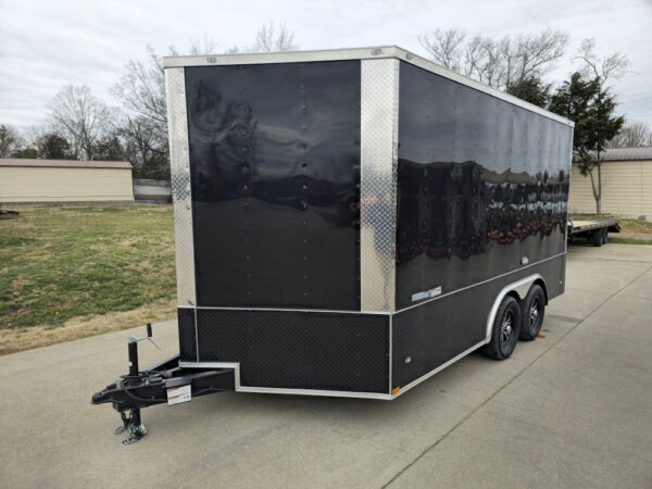 Enclosed Trailer 8.5' X 14' Black - Custom Car Equipment ATV Storage - Image 3