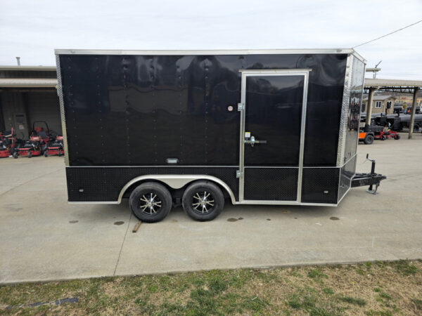 Enclosed Trailer 8.5' X 14' Black - Custom Car Equipment ATV Storage - Image 9