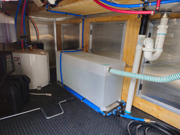 8.5' X 16' Concession Trailer White W/Black Trim Food Event Catering - Image 4