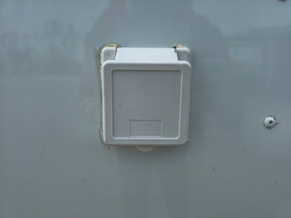 8.5x26 V-Nose White Enclosed Trailer (2) 7K Axles 50 AMP Electrical Package & Cabinets - Image 11