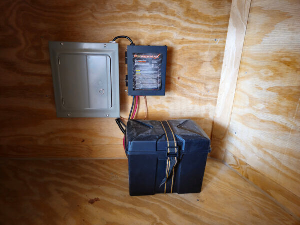 8.5x26 V-Nose White Enclosed Trailer (2) 7K Axles 50 AMP Electrical Package & Cabinets - Image 22