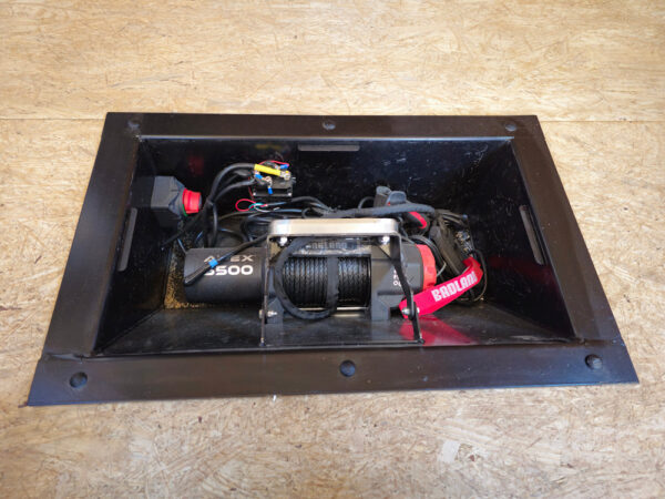 8.5' X 30' Custom Enclosed Trailer Black W/BO Electric & A/C - Image 13