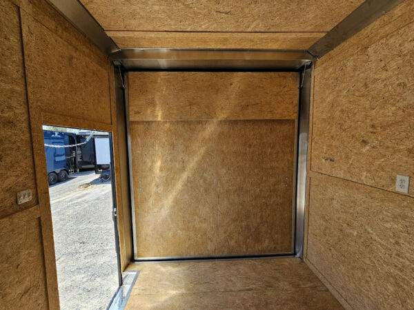 8.5' X 30' Custom Enclosed Trailer Black W/BO Electric & A/C - Image 18