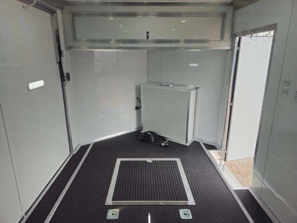 8.5' X 32' Enclosed Trailer White Custom Car Hauler - Image 18