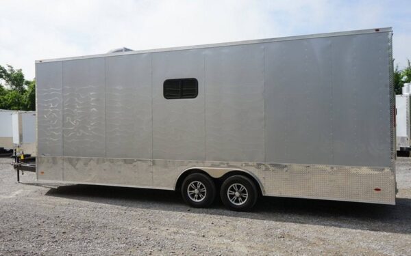 Enclosed Trailer 8.5' X 26' Silver Frost - Image 4