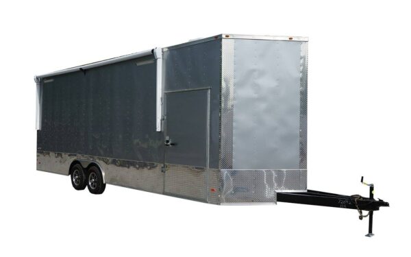 Enclosed Trailer 8.5' X 26' Silver Frost