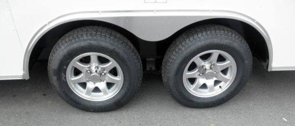 Enclosed Trailer 8.5'x18' White - Equipment Hauler Storage - Image 11