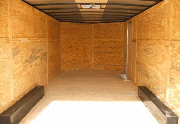 Enclosed Trailer 8.5' X 24' Silver Enclosed Equipment Hauler Storage - Image 8