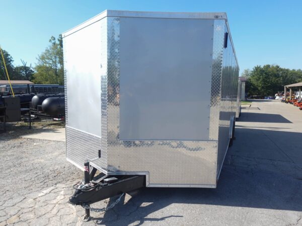 8.5x24 V-Nose Enclosed Trailer with E-Track (2) 5,200lb Axles - Image 3