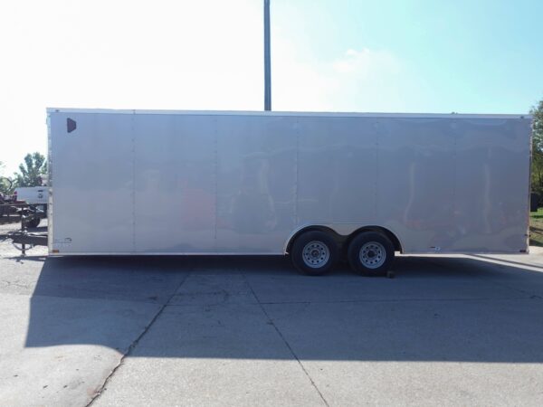 8.5x24 V-Nose Enclosed Trailer with E-Track (2) 5,200lb Axles - Image 7