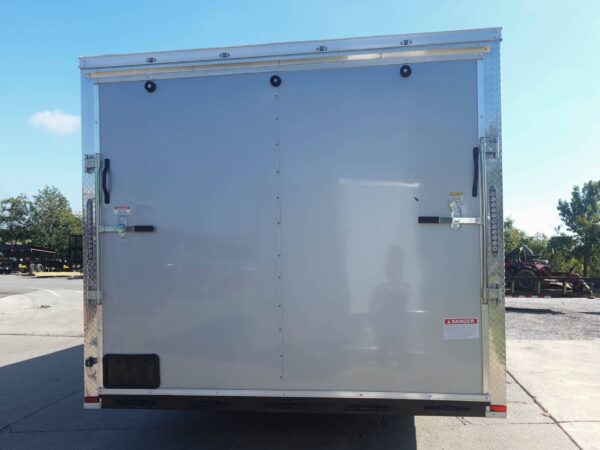 8.5x24 V-Nose Enclosed Trailer with E-Track (2) 5,200lb Axles - Image 6