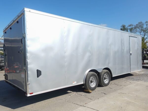 8.5x24 V-Nose Enclosed Trailer with E-Track (2) 5,200lb Axles - Image 5