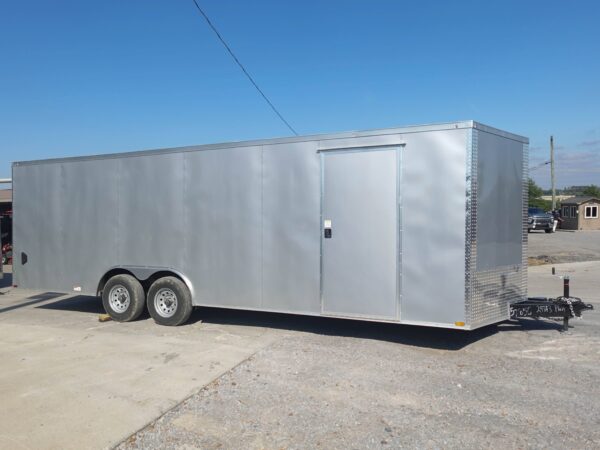 8.5x24 V-Nose Enclosed Trailer with E-Track (2) 5,200lb Axles - Image 8