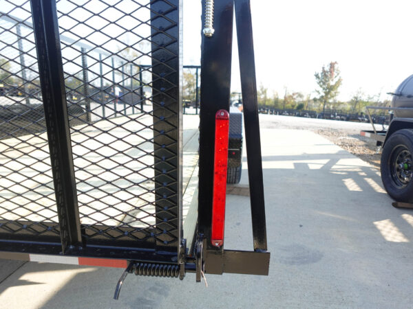 7x20 Straight Deck Utility Trailer 4ft Mesh Sides (2) 3,500lb Axles - Image 14