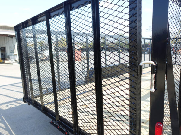 7x20 Straight Deck Utility Trailer 4ft Mesh Sides (2) 3,500lb Axles - Image 15