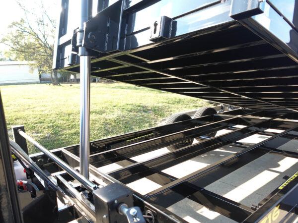 7x16 Gooseneck Telescopic Dump Trailer with 3ft Sides (2) 7K Axles - Image 13
