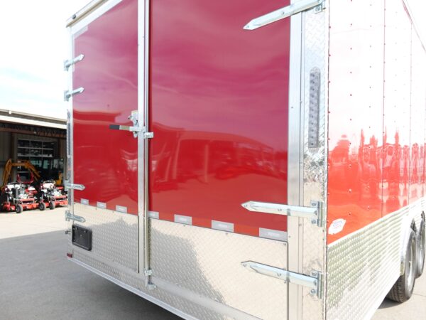 8.5x24 V-Nose Enclosed Trailer with Electrical Package (2) 7,000lb Axles - Image 6