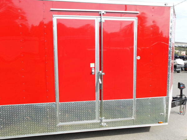 8.5x24 V-Nose Enclosed Trailer with Electrical Package (2) 7,000lb Axles - Image 10