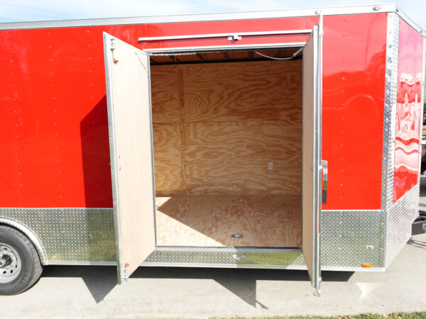 8.5x24 V-Nose Enclosed Trailer with Electrical Package (2) 7,000lb Axles - Image 12