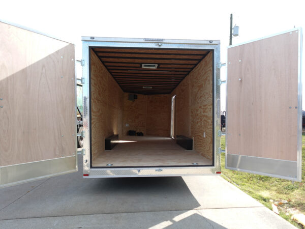 8.5x24 V-Nose Enclosed Trailer with Electrical Package (2) 7,000lb Axles - Image 13