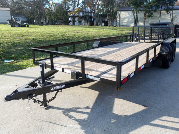 7x18 Dovetail Utility Trailer (2) 3,500lb Axles - Image 3