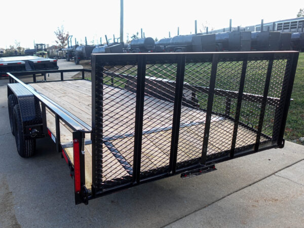 7x18 Dovetail Utility Trailer (2) 3,500lb Axles - Image 12