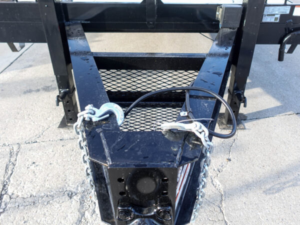 8.5x25 IBeam Deckover Dovetail Trailer (2) 10K Axles King Kong Ramps - Image 14
