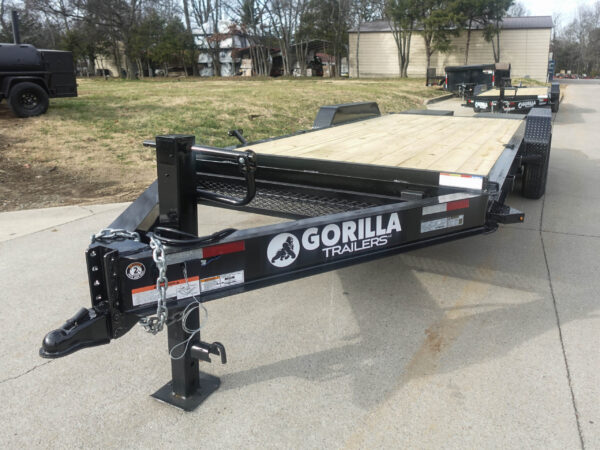 7x18 Equipment Trailer Dovetail King Kong Ramps - Image 2