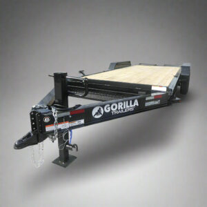 7x18 Equipment Trailer Dovetail King Kong Ramps