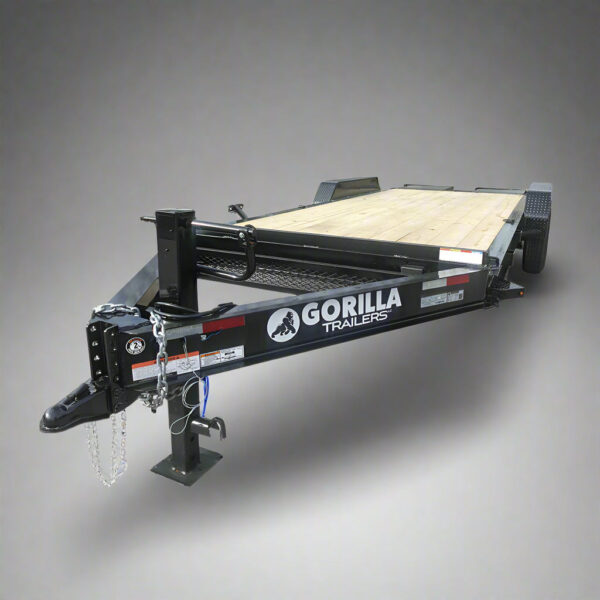 7x18 Equipment Trailer Dovetail King Kong Ramps