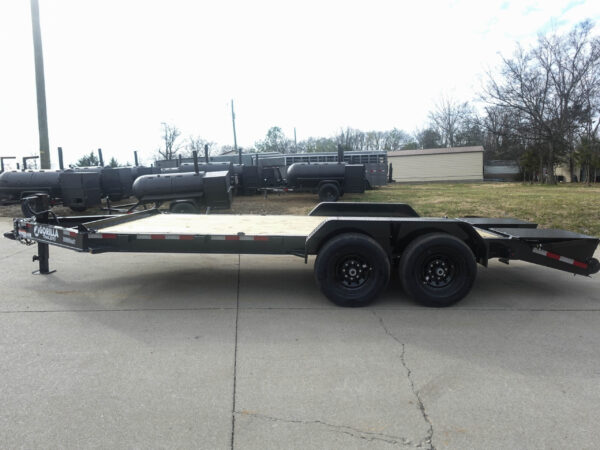 7x18 Equipment Trailer Dovetail King Kong Ramps - Image 3