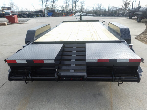 7x18 Equipment Trailer Dovetail King Kong Ramps - Image 9