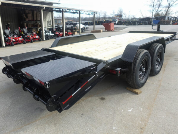 7x18 Equipment Trailer Dovetail King Kong Ramps - Image 10