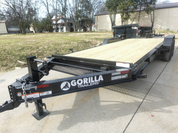 7x22 Equipment Trailer Dovetail Mini King Kong Ramps - Image 3