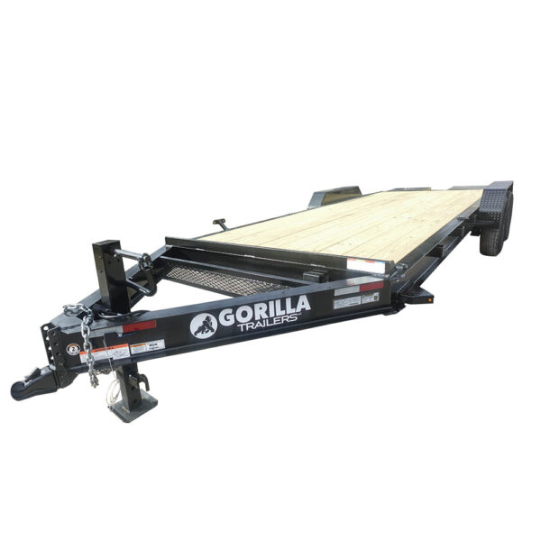 7x22 Equipment Trailer Dovetail Mini King Kong Ramps