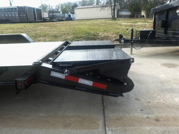 7x22 Equipment Trailer Dovetail Mini King Kong Ramps - Image 9