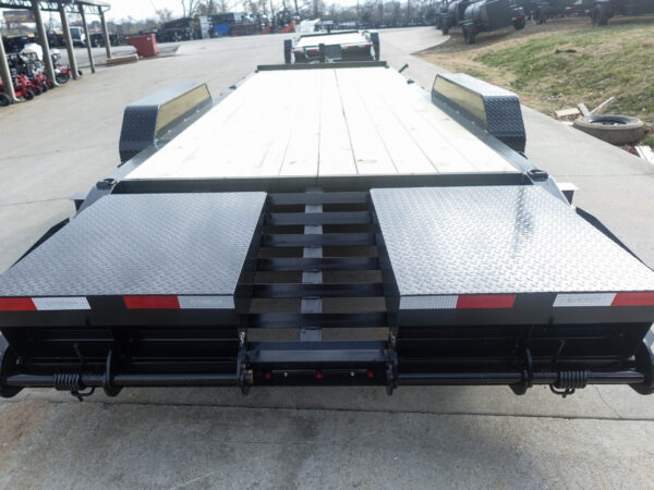 7x22 Equipment Trailer Dovetail Mini King Kong Ramps - Image 11