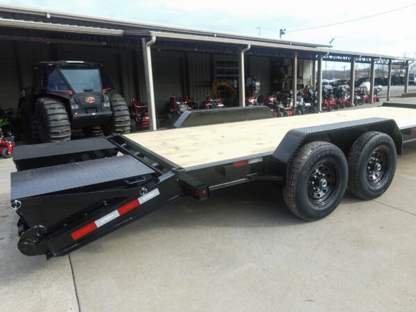 7x22 Equipment Trailer Dovetail Mini King Kong Ramps - Image 12
