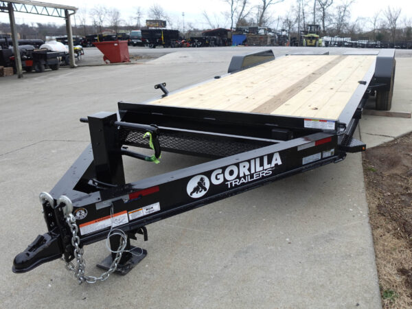 7x20 Equipment Trailer 2-7K Axles Mini King Kong Ramps - Image 3