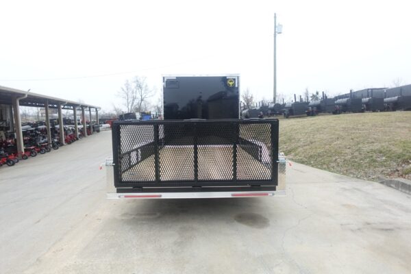 7x20 Black V-nose Hybrid Enclosed Trailer (2) 7K Axles - Image 15