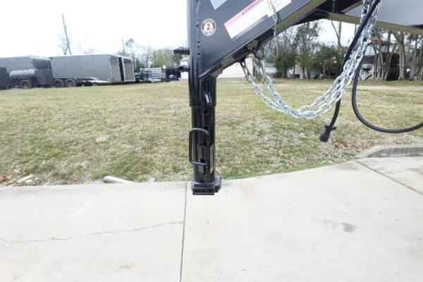 7x14 Gooseneck Equipment Trailer (2) 7K Axles with Stand-Up Ramps - Image 9