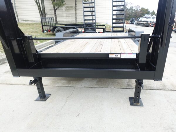 7x14 Gooseneck Equipment Trailer (2) 7K Axles with Stand-Up Ramps - Image 10
