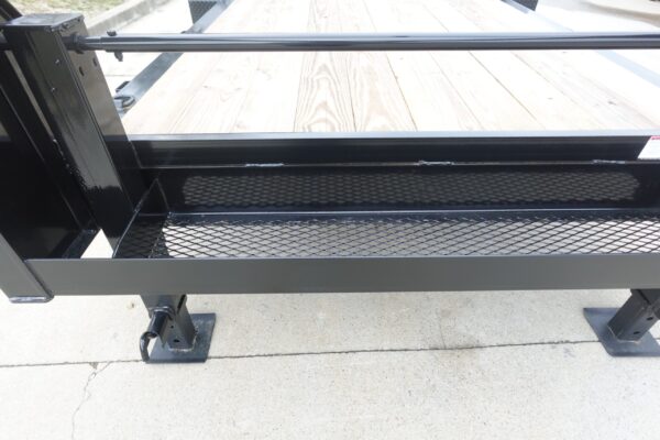 7x16 Gooseneck Equipment Trailer (2) 7K Axles with Stand-Up Ramps - Image 13